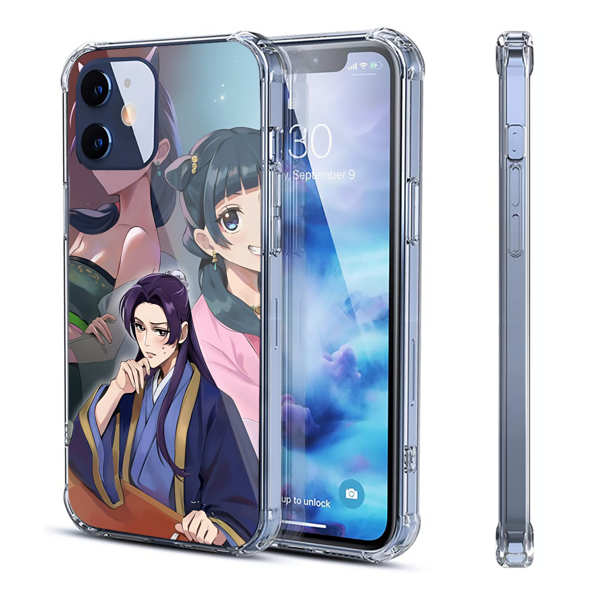 （画像用） 薬屋のひとりごと The Apothecary Diaries 【iPhone 12シリーズ対応】透明スマホケース（クリアソフトケース）